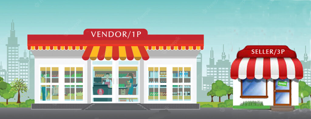 amazon vendor v seller