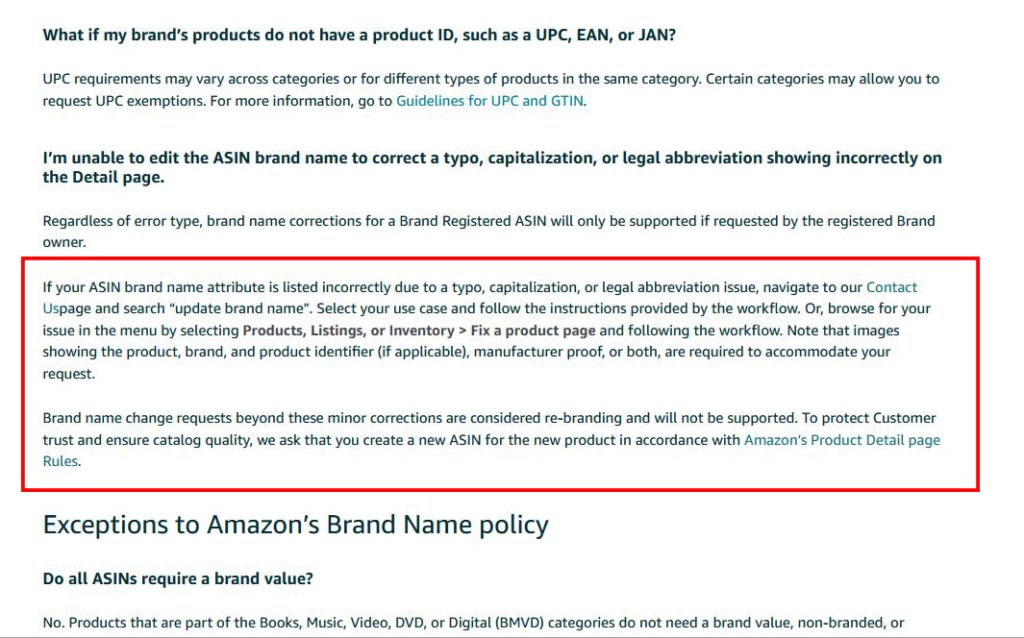 Amazon brand policy guidelines Amazon brand policy guidelines