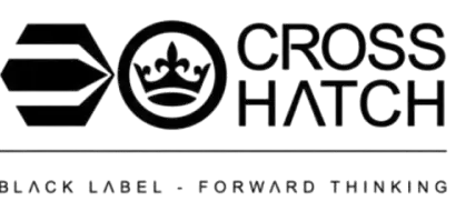cross hatch black label logo